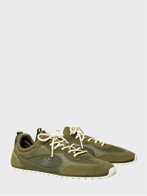 Low-Top Sneaker in Leather, Suede and Mesh TORY BURCH | 176839300